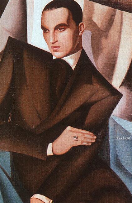 ソミ侯爵の肖像画 1925年 現代タマラ・デ・レンピッカ油絵